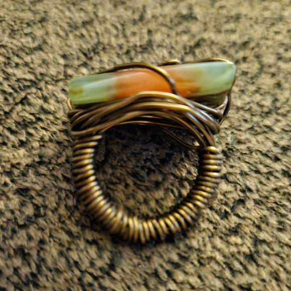 Handmade agate ring - Picture 2 of 6
